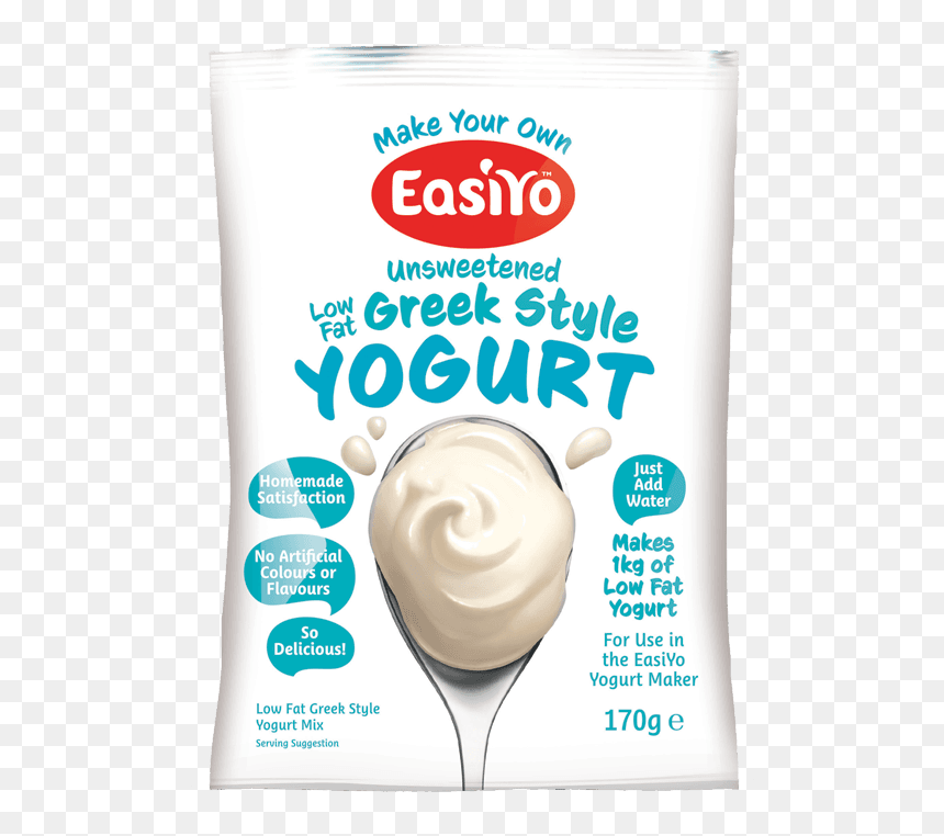 Easiyo Low Fat Greek Yogurt Base - Pudding, HD Png Download - greek yogurt png