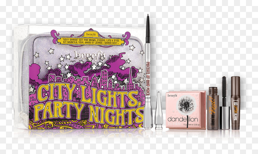 City Lights Party Nights - Benefit City Lights Party Nights, HD Png Download - sephora bag png