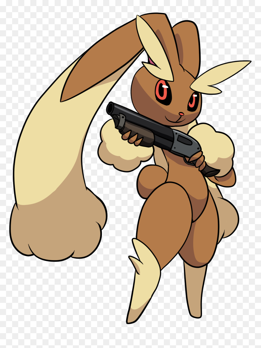 I Made This My Spray - Lopunny Shotgun, HD Png Download - lopunny png