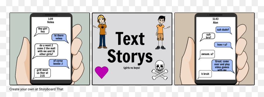 Cartoon, HD Png Download - png text for boys