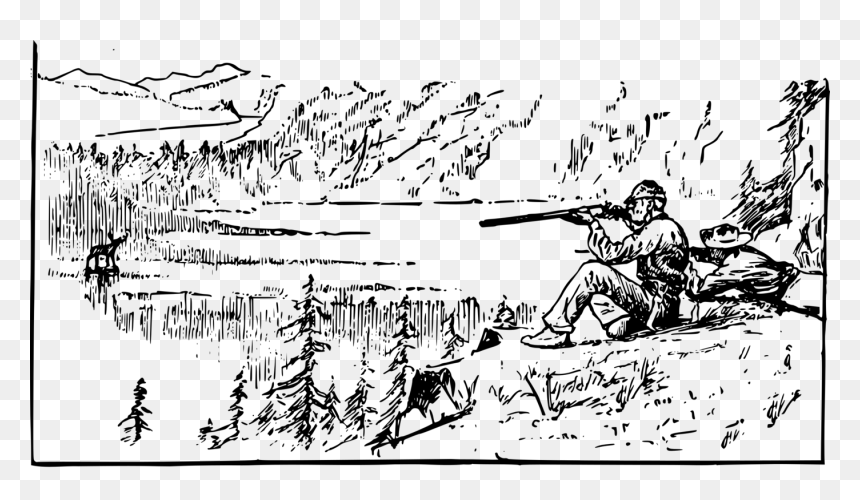 Transparent Hunting Rifle Clipart Black And White - Canada, HD Png Download - canada flag png icon