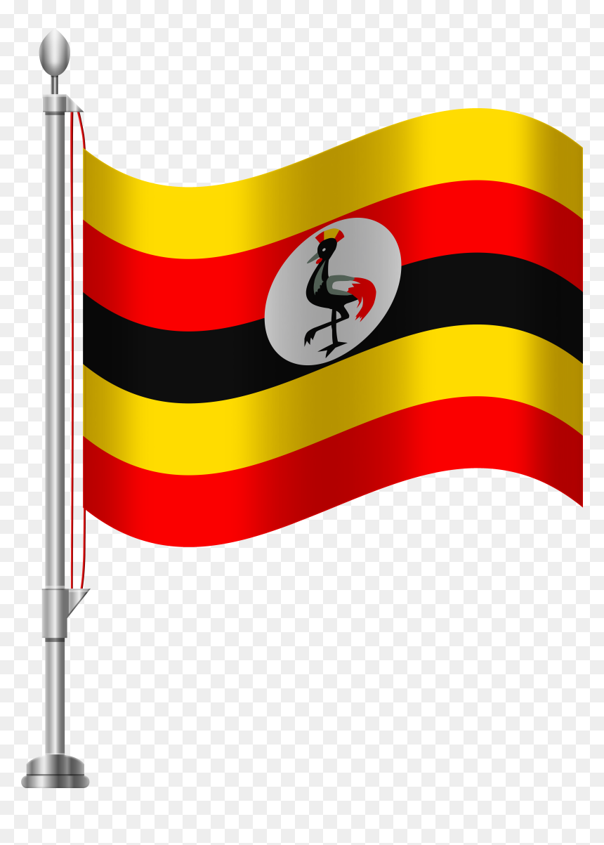 Uganda Flag Png Clip Art, Transparent Png - canada flag png icon