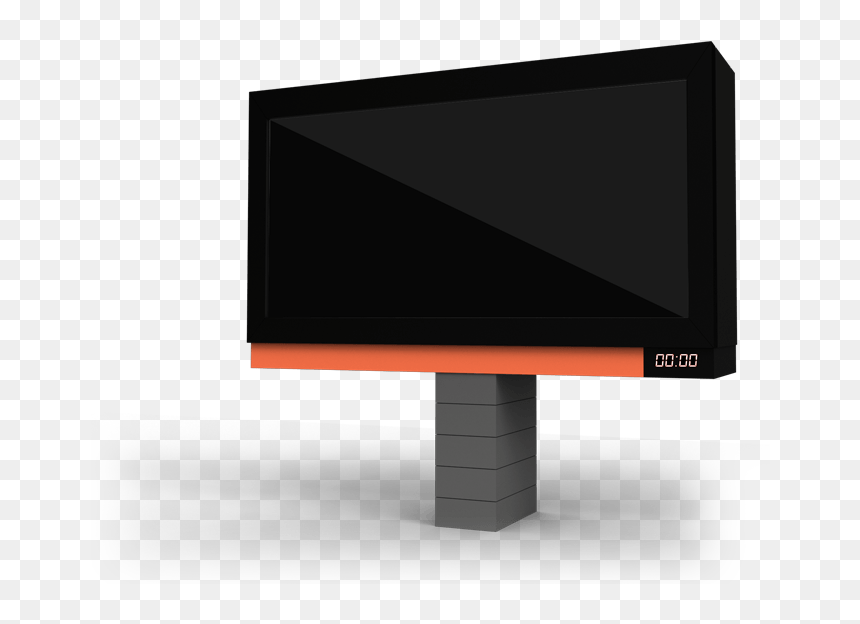 Led-backlit Lcd Display, HD Png Download - bill board png