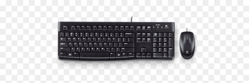 Desktop Mk120 - Kit Teclado E Mouse Logitech Mk120, HD Png Download - keyboard mouse png