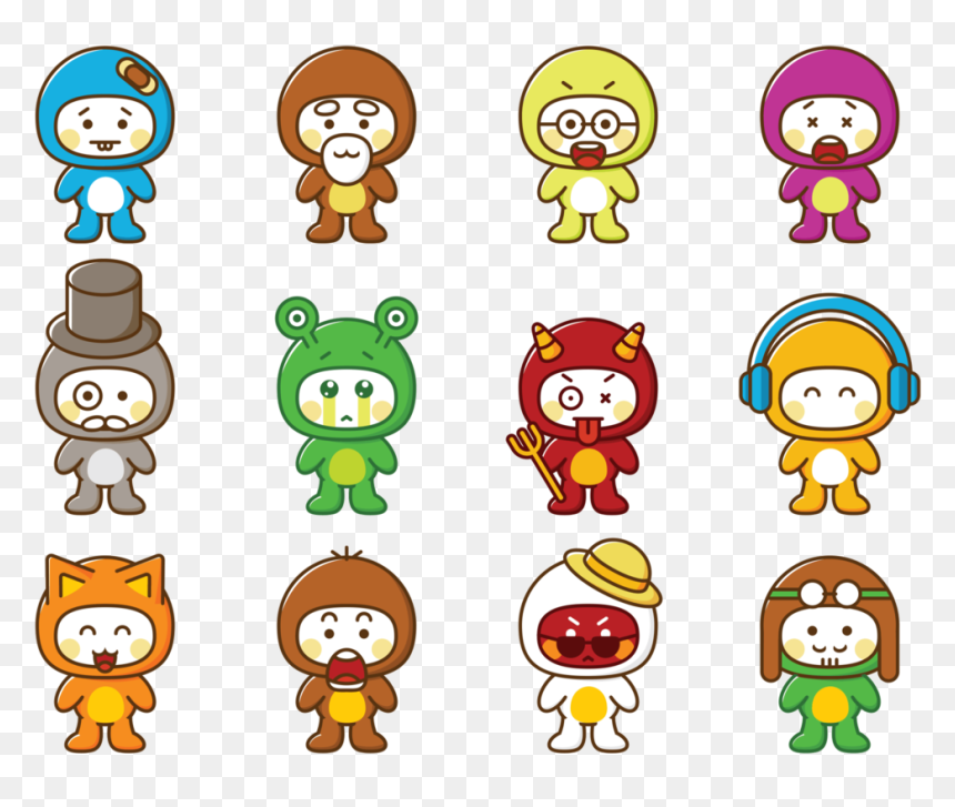 Cute Cartoon Characters, HD Png Download - 3d cartoon characters png