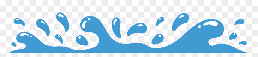 Water Splash Clipart Png, Transparent Png - blue light line png