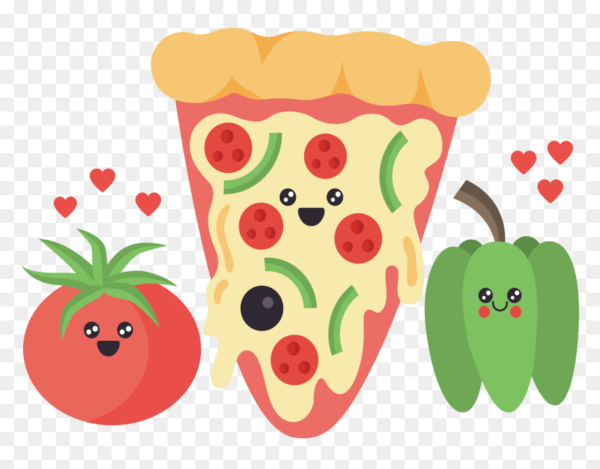 Transparent Pizza Slice Clipart Png - Pizza Ingredients Clipart Transparent, Png Download - pizza slice clip art png