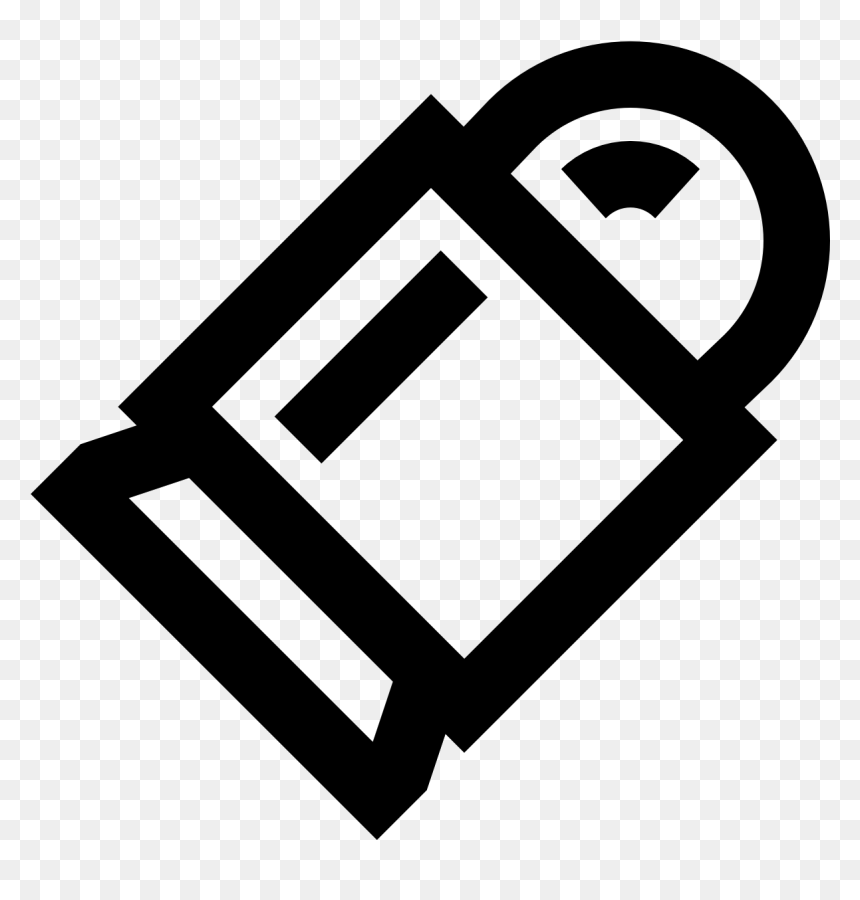 This Is A Picture Of A Bullet That Is Shaped Squarely - Can Opener Svg, HD Png Download - bullet icon png transparent