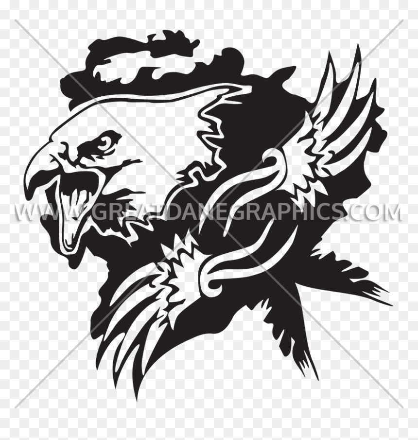 Illustration, HD Png Download - eagle tribal png