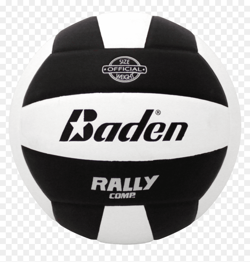 Baden Volleyball White Black, HD Png Download - volleyball ball png
