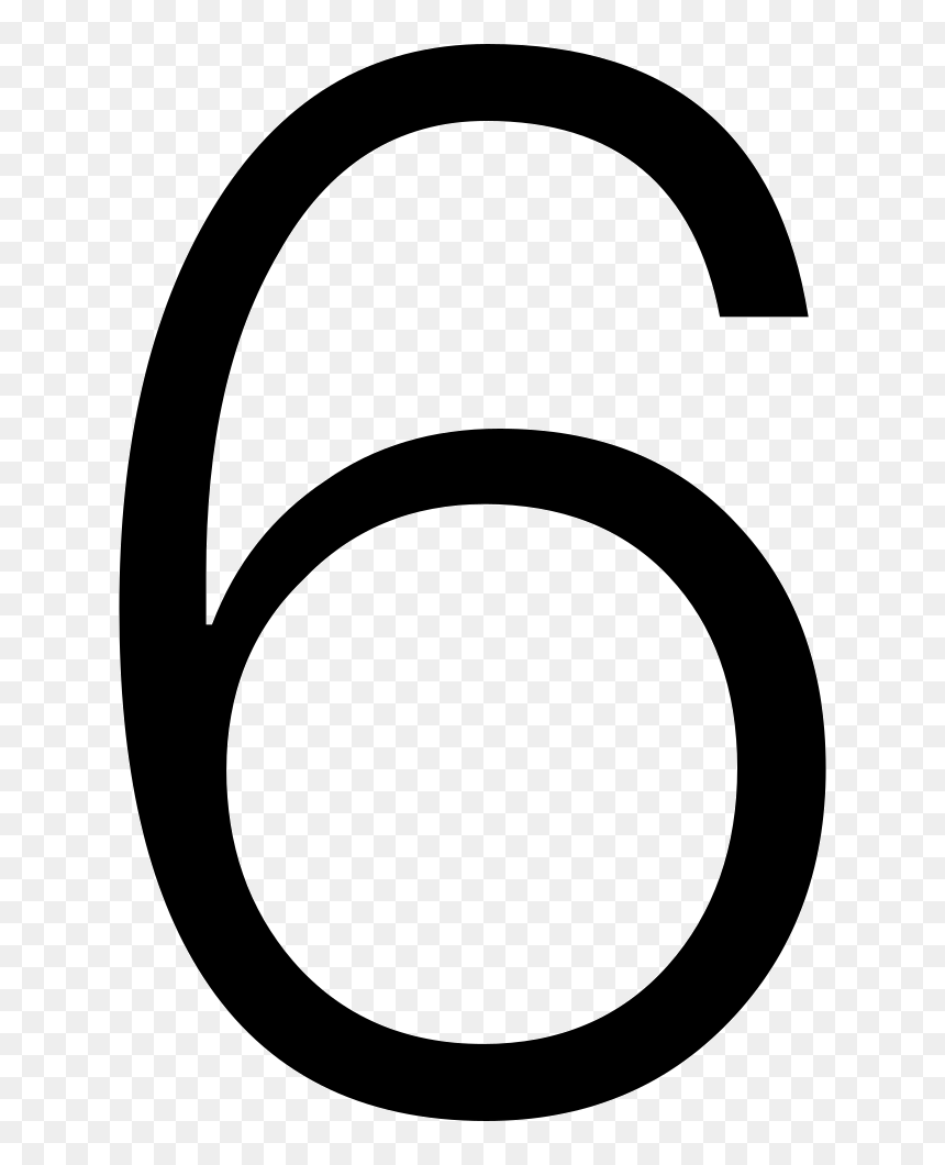 Message Six - Circle, HD Png Download - six png