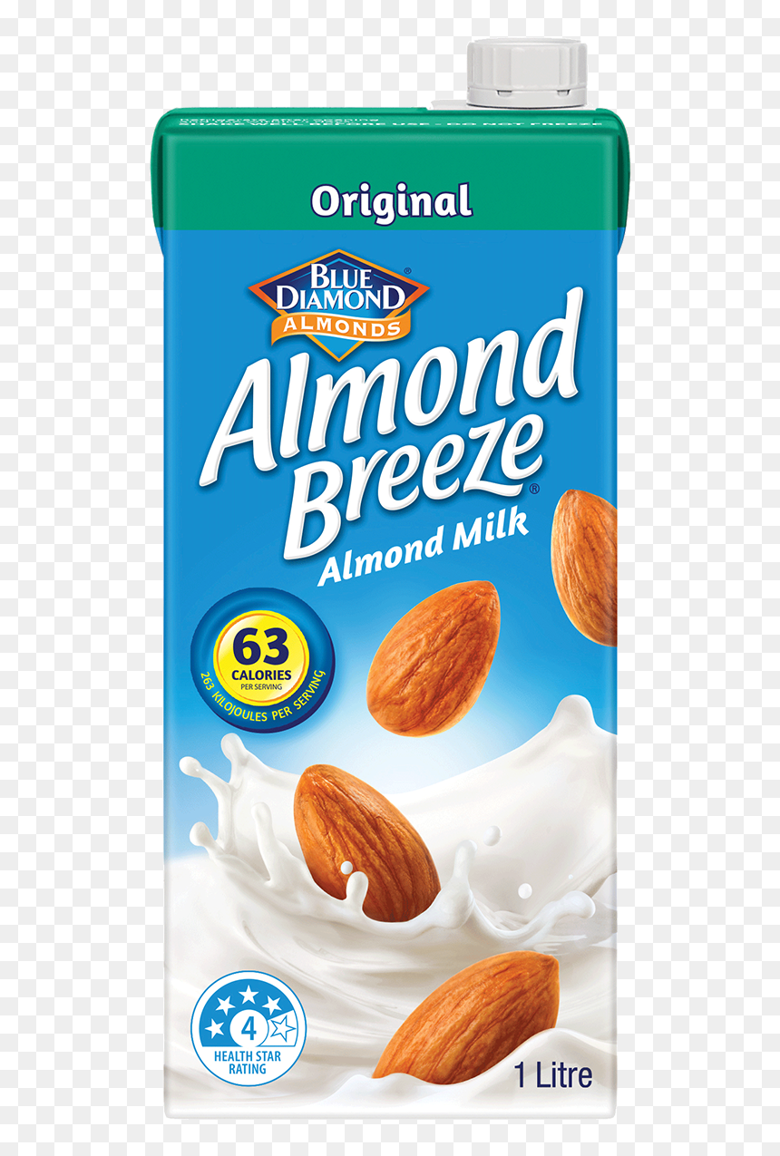 Almond Breeze Milk Original, HD Png Download - one almond png