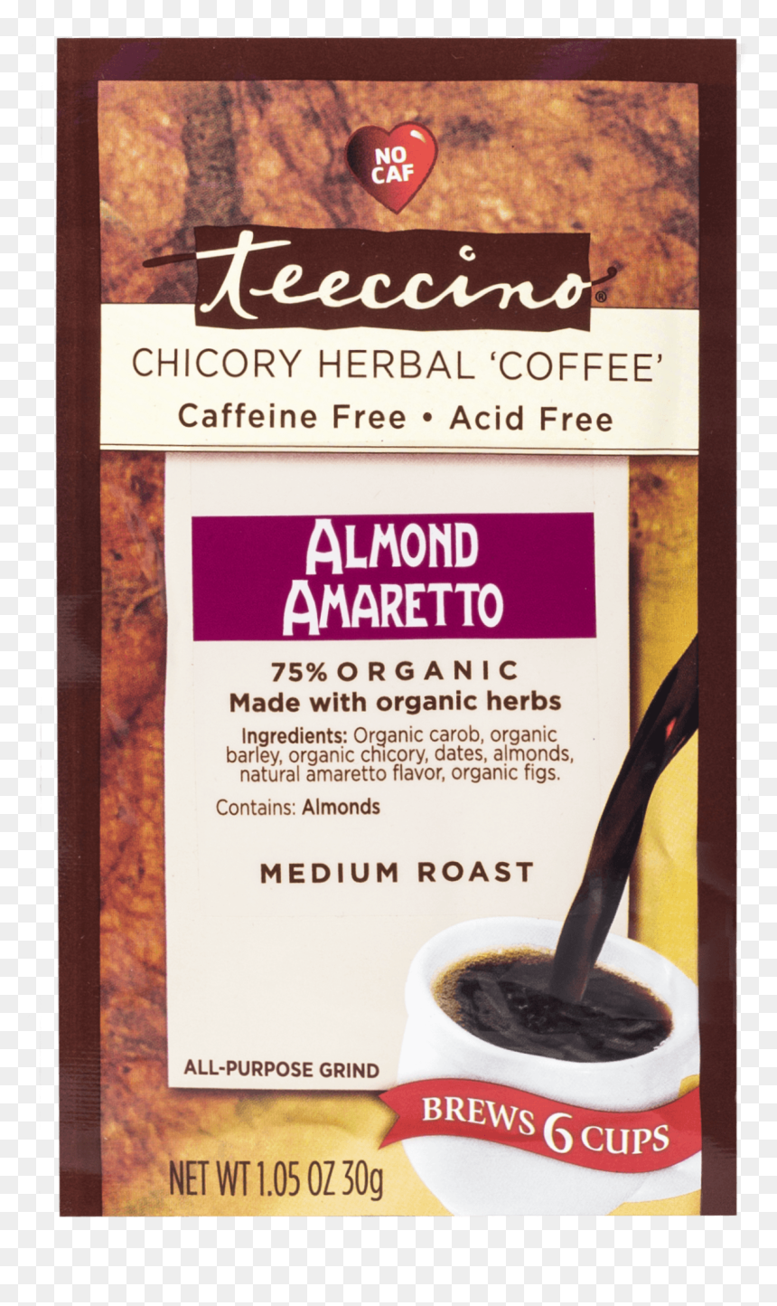 Teeccino Herbal Coffee Hazelnut, HD Png Download - one almond png