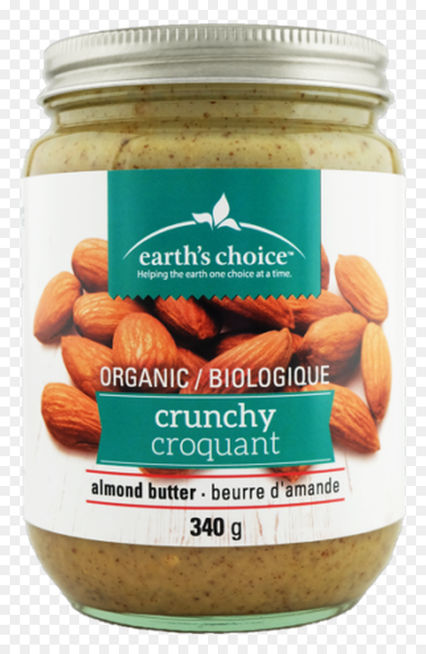 Organic Crunchy Peanut Butter, HD Png Download - one almond png