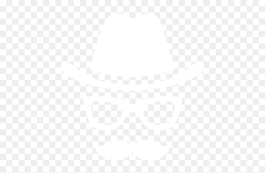 Brothersbarbershop Mascot White-01 - Johns Hopkins White Logo, HD Png Download - png hairstyles for men