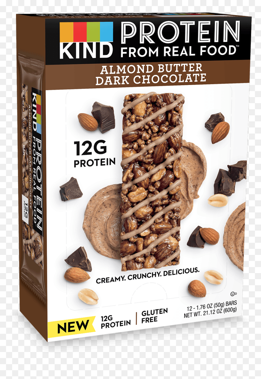 Null - Kind Protein Almond Butter Dark Chocolate, HD Png Download - one almond png