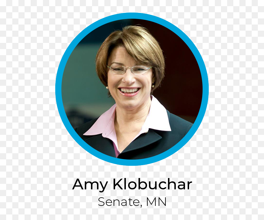 Us Senator Amy Klobuchar, HD Png Download - happy woman face png