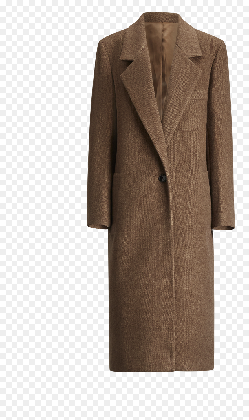 Joseph, Captain Giant Chevron Coat, In Tobacco, HD Png Download - mens wear images png