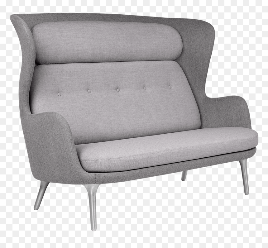Ro Sofa Jh110 Designer Selection Warm Grey - Ro Sofa, HD Png Download - sofa side view png