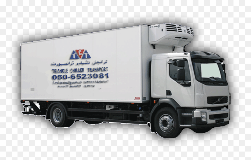 Refrigerated Truck Png, Transparent Png - cargo trucks png
