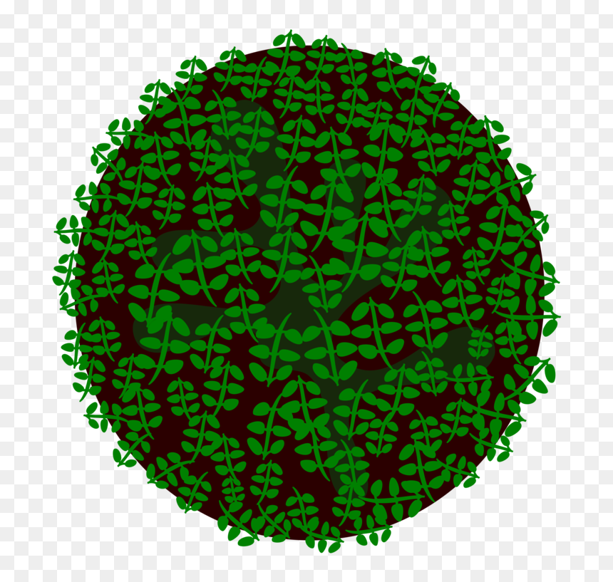 Leaf,circle,grass - Circle, HD Png Download - landscape grass png