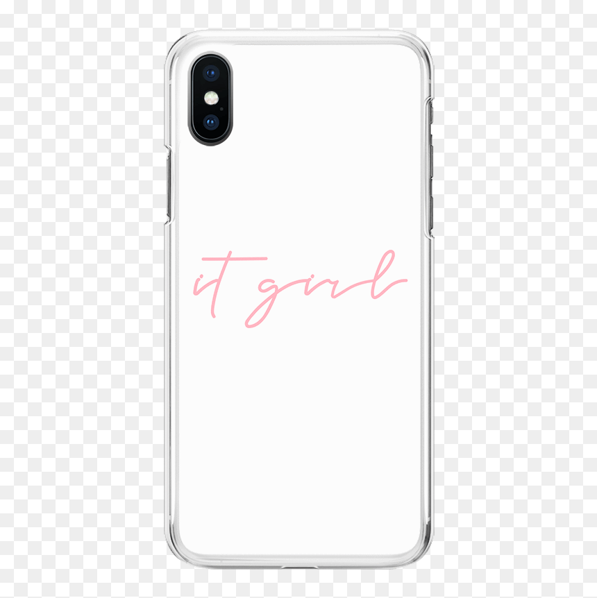 It Girl Script Phone Case"
 Class="lazyload Lazyload - Iphone, HD Png Download - real facial hair png
