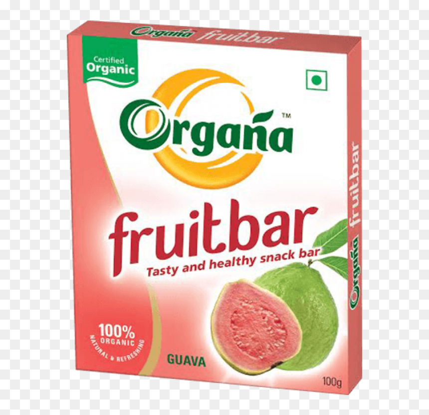 Organa Guava Fruit Bar, HD Png Download - guava fruit png