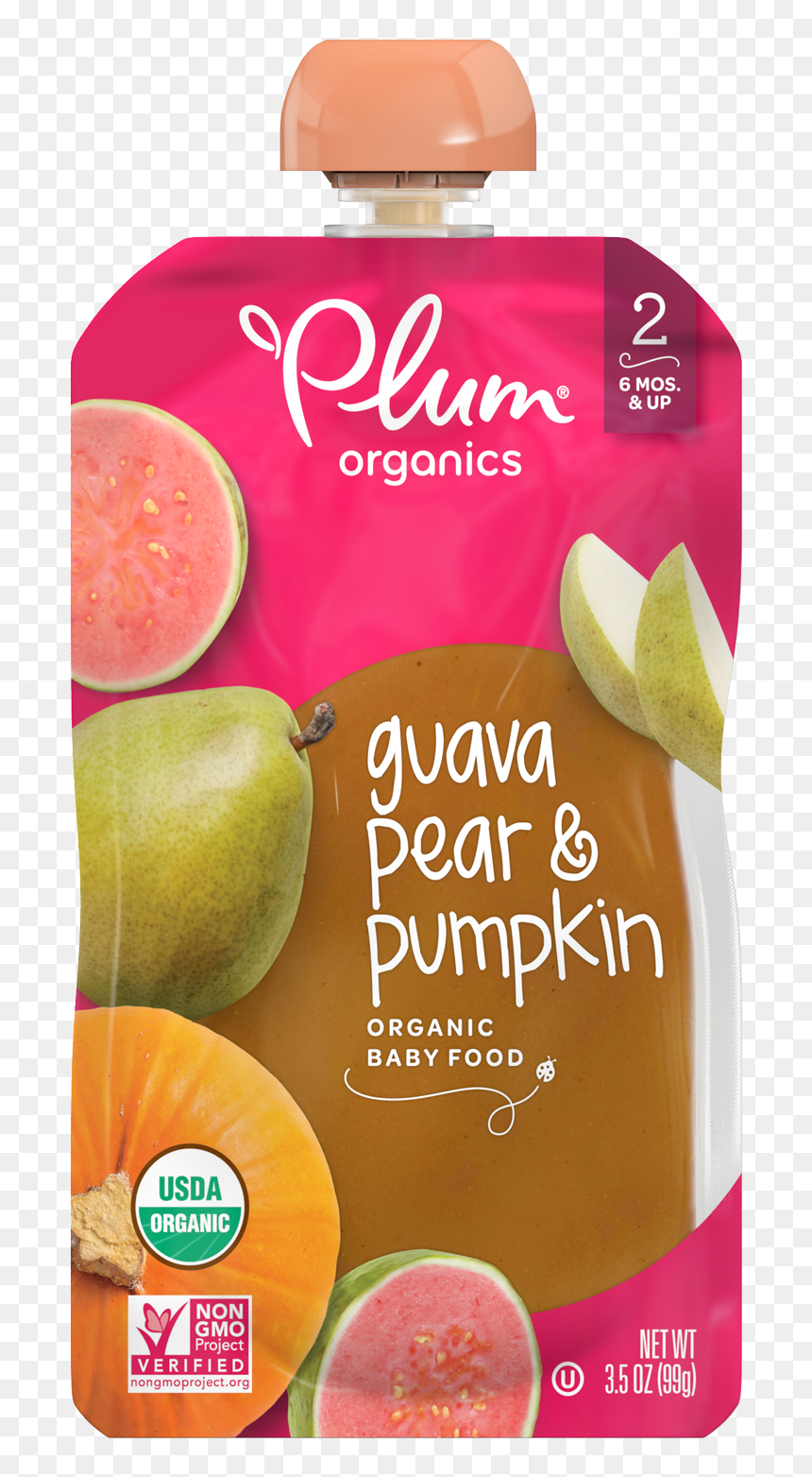Plum Organics Banana Pumpkin, HD Png Download - guava fruit png
