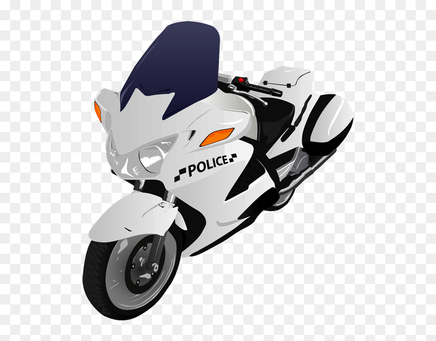 Vehicle Clipart Motorbike - Police Motorcycle Transparent, HD Png Download - motorbike png images