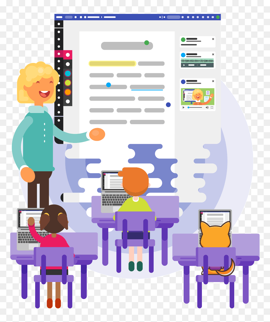 Name - Digital Classroom Png, Transparent Png - school student clipart png