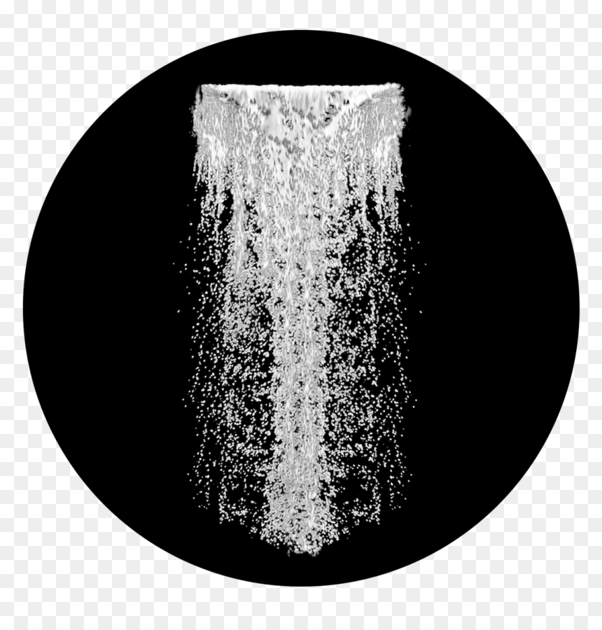 Apollo Tropical Waterfall - Monochrome, HD Png Download - waterfall png images