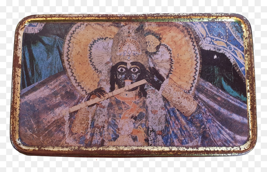 Vintage Jai Kali Maa Tin - Indian Elephant, HD Png Download - maa kali photo png