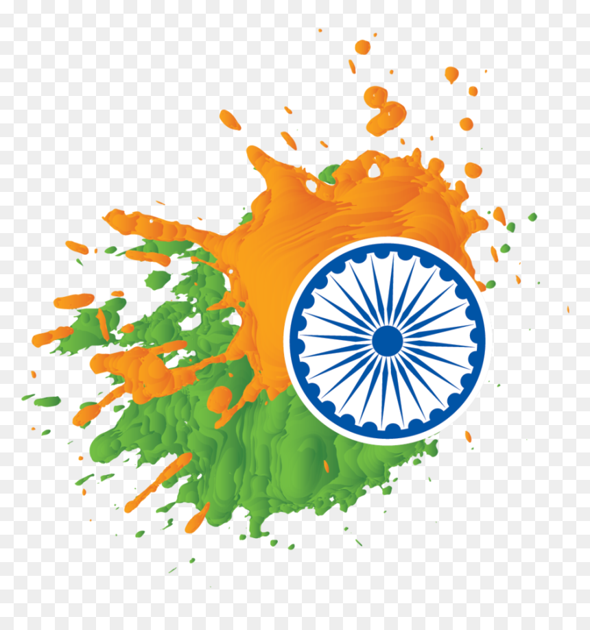 #india #indiaflag #indianflag #independenceday #republicday - Indian Independence Day Png, Transparent Png - indian flag art png