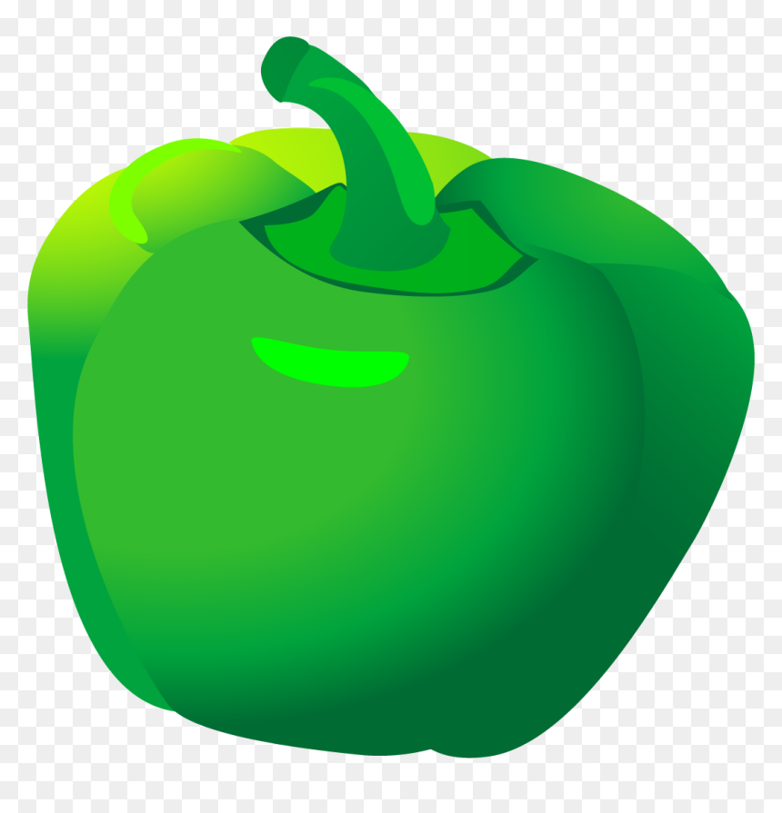 Bell Pepper, HD Png Download - green capsicum png