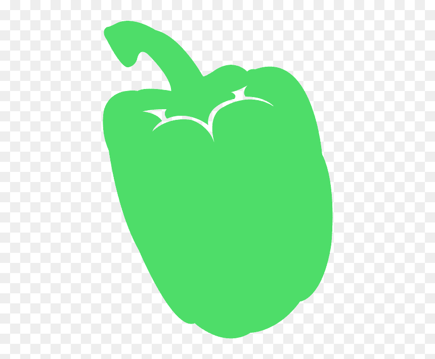 Pimiento Vectores, HD Png Download - green capsicum png