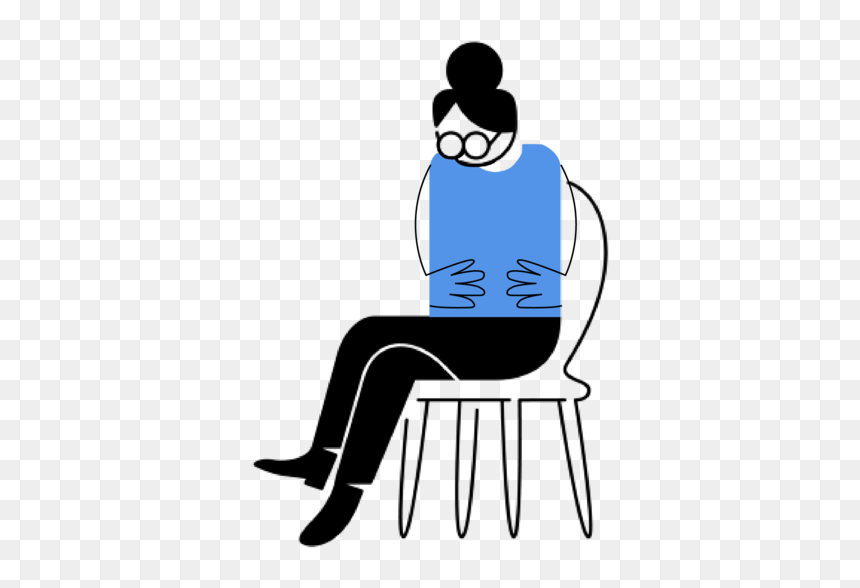 Meditation Cutie-01 - Justin Tran Illustration, HD Png Download - human images png