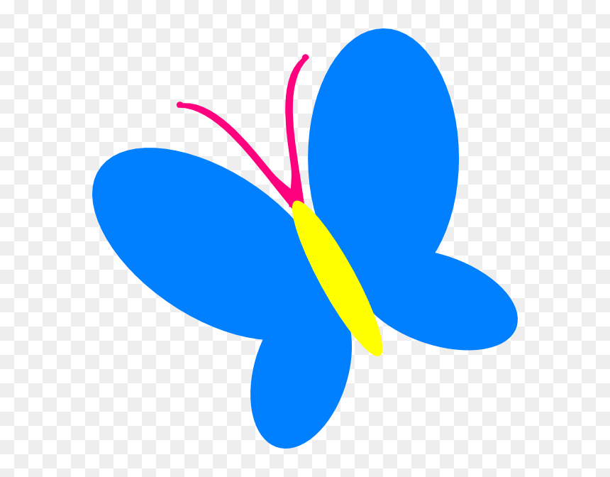 Clip Art Butterfly Blue, HD Png Download - butterfly clip art png