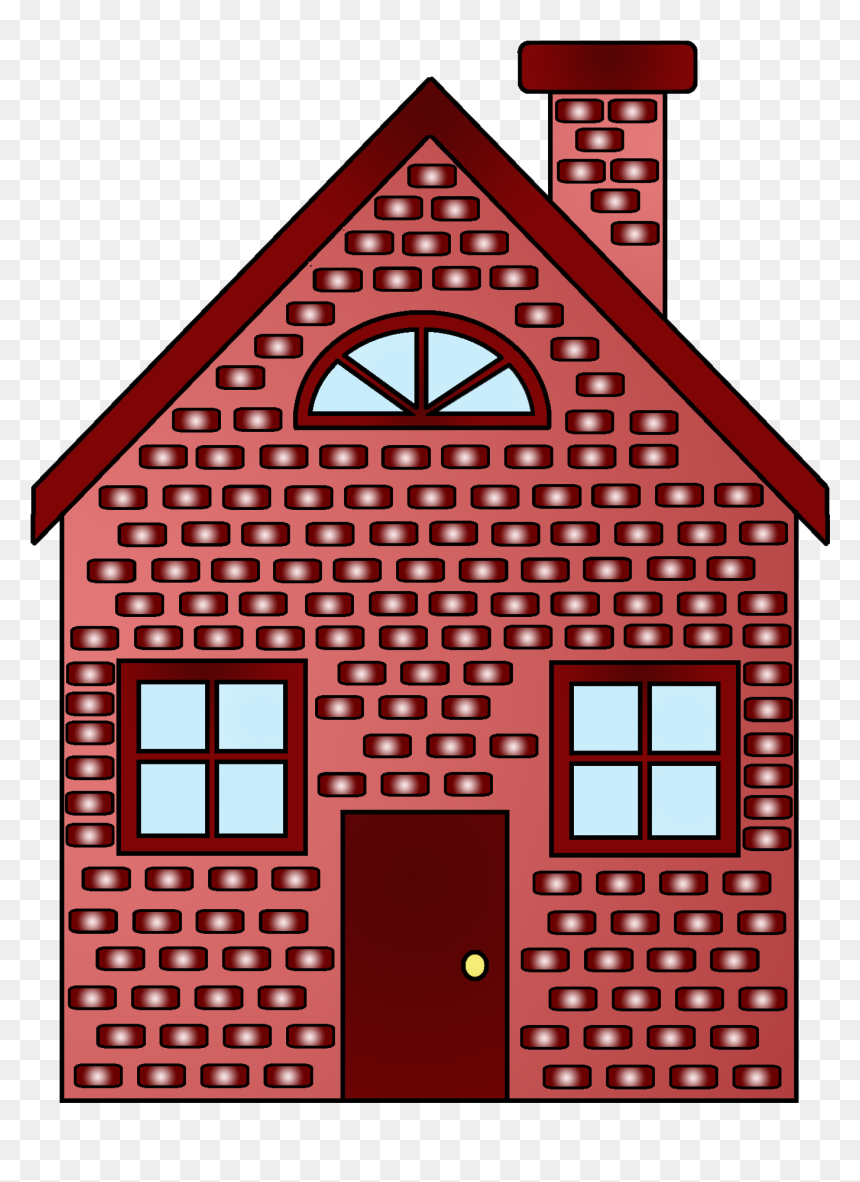 Bricks Clipart Brickwork - 3 Little Pigs Houses Brick, HD Png Download - bricks clipart png