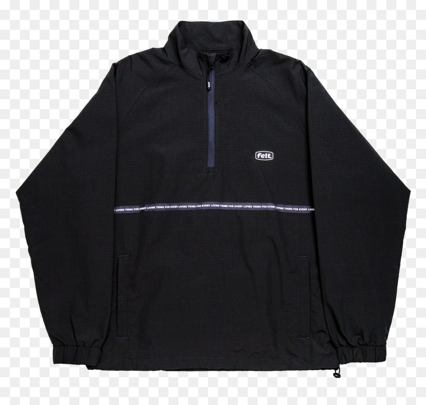 Black Lurk Half Zip Jacket - Pocket, HD Png Download - jackets png