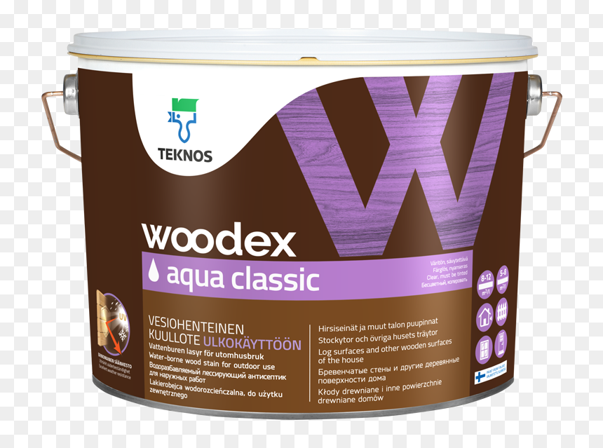 Teknos Woodex Aqua Wood Oil, HD Png Download - wooden log png
