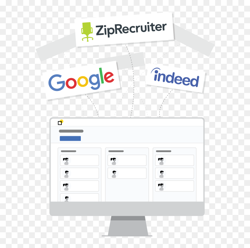 Job Boards Flowing In - Google, HD Png Download - rectangle image png