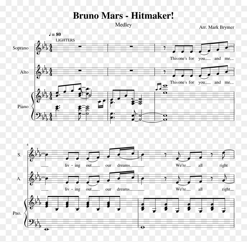 Transparent Bruno Mars Png - Dowland Flow My Tears Pdf, Png Download - hitmaker png
