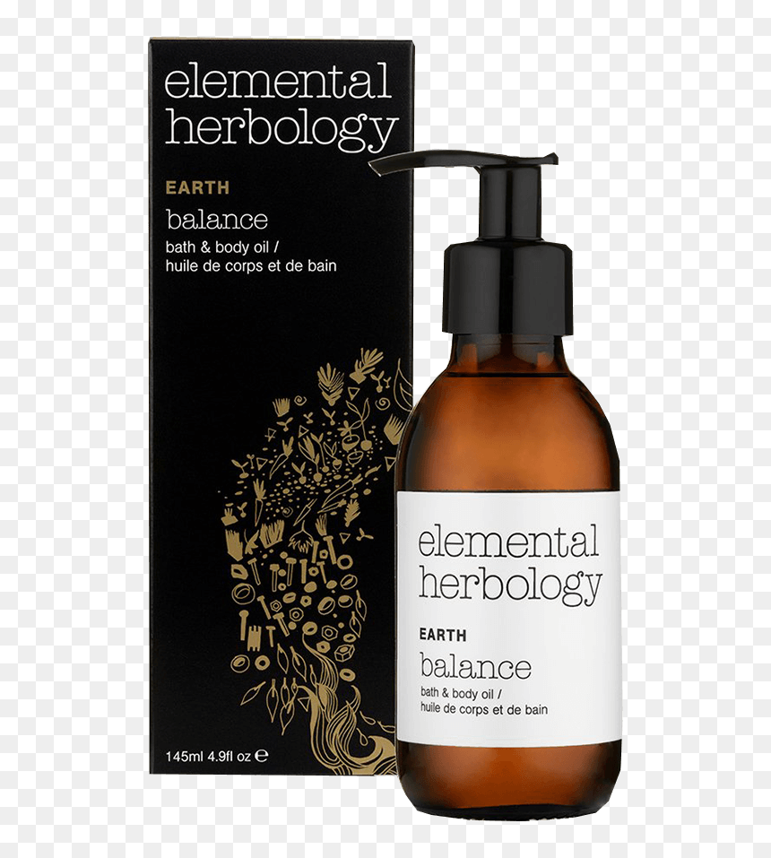 Elemental Herbology Earth Balance Bath And Body Oil - Elemental Herbology Metal Detox Natural Bath &, HD Png Download - earth elemental png