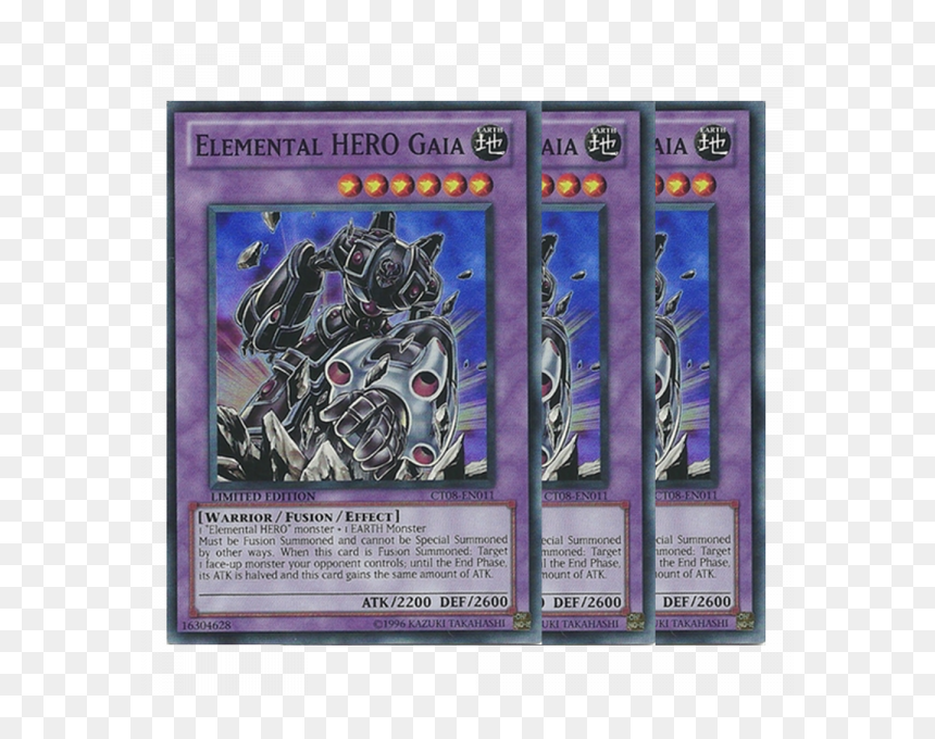 Elemental Hero Gaia Secret Rare, HD Png Download - earth elemental png
