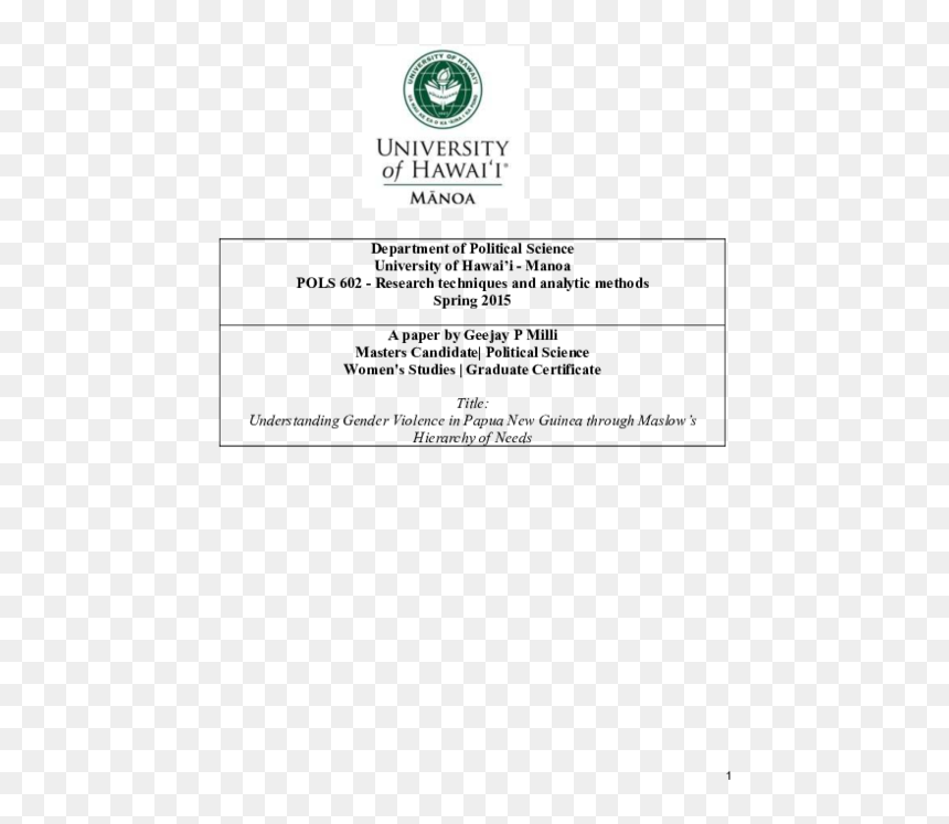 University Of Hawaii At Manoa, HD Png Download - hierarchy png