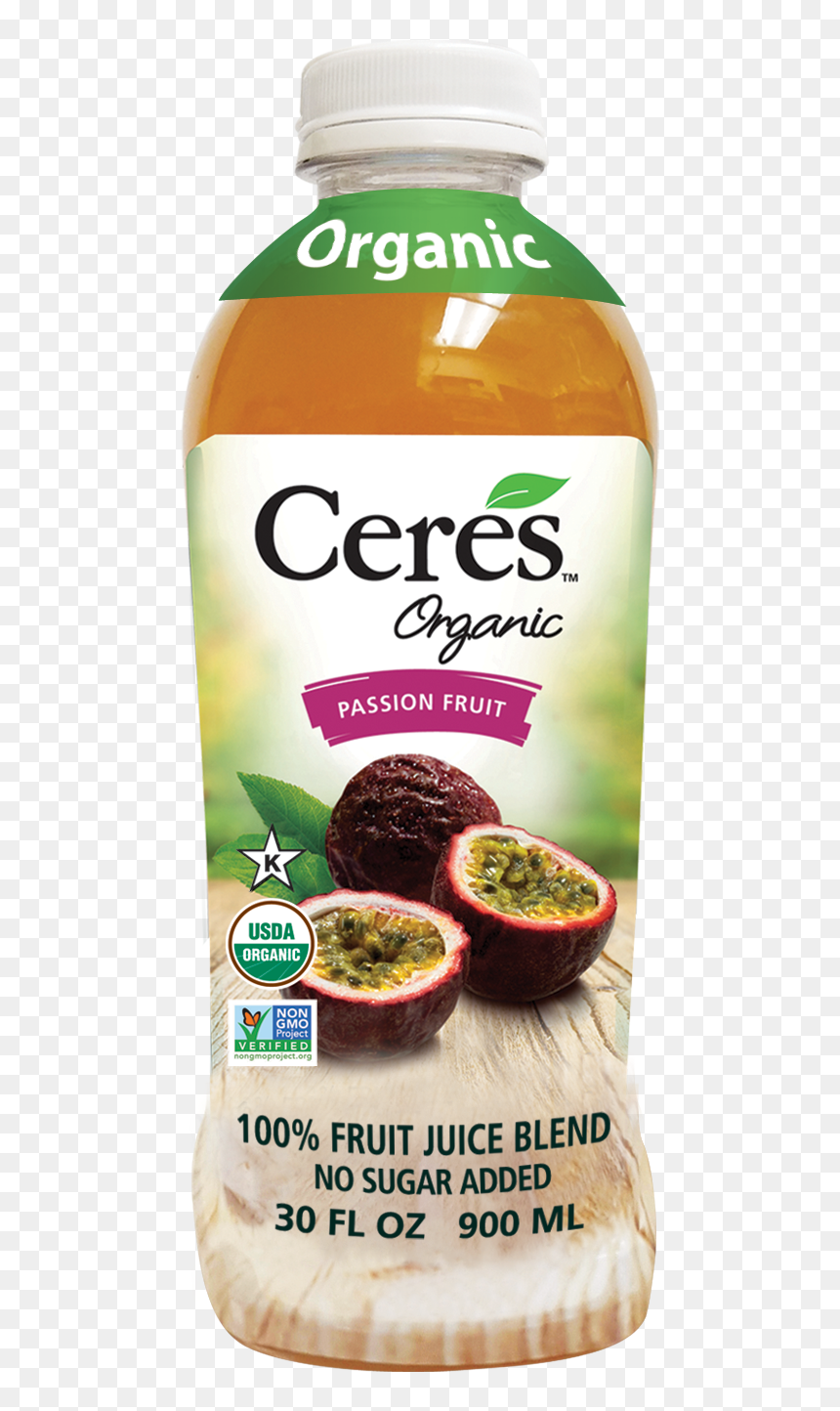 100% Passion Fruit Fruit Juice Blend - Ceres Secrets Of The Valley Juice, HD Png Download - passion png
