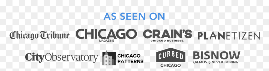 Chicago Cityscape Has Been Seen On Curbed Chicago, - Graphic Design, HD Png Download - chicago tribune logo png