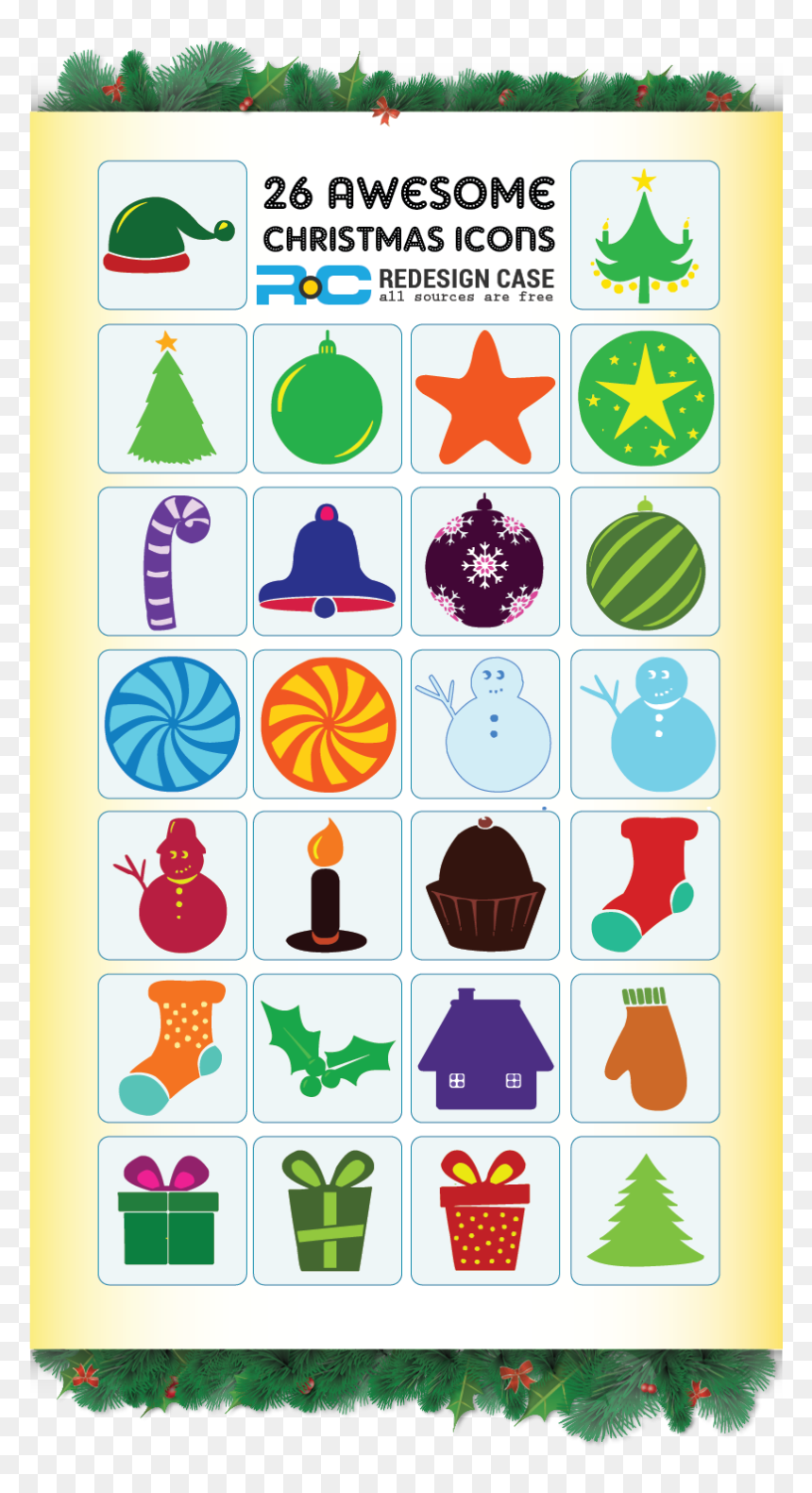 Christmas01, HD Png Download - christmas icons png