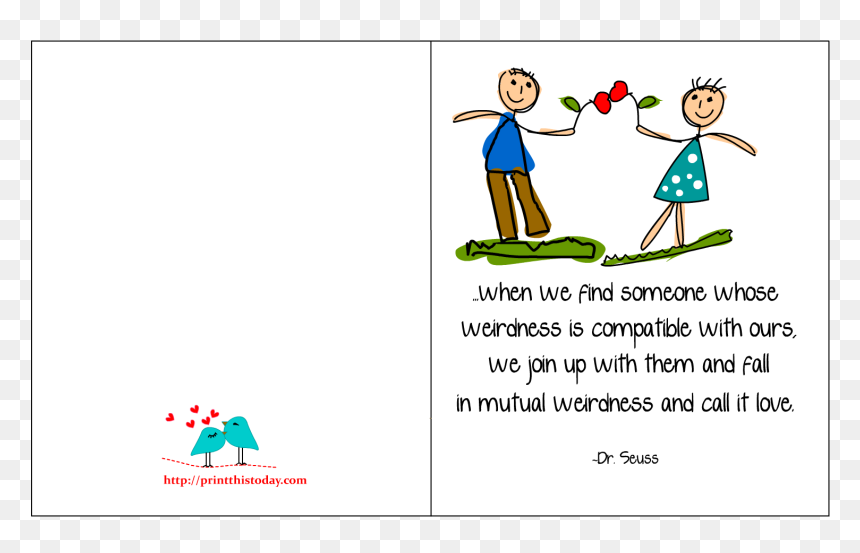 Greeting Card, HD Png Download - dr seuss quotes png