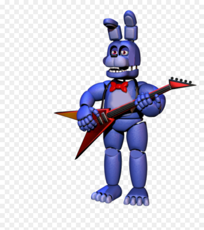 Transparent Rock Star Clipart - Bonnie From Pizzeria Simulator, HD Png Download - fnaf chica png